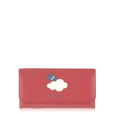 Pink 'Silver Lining' large trifold matinee purse